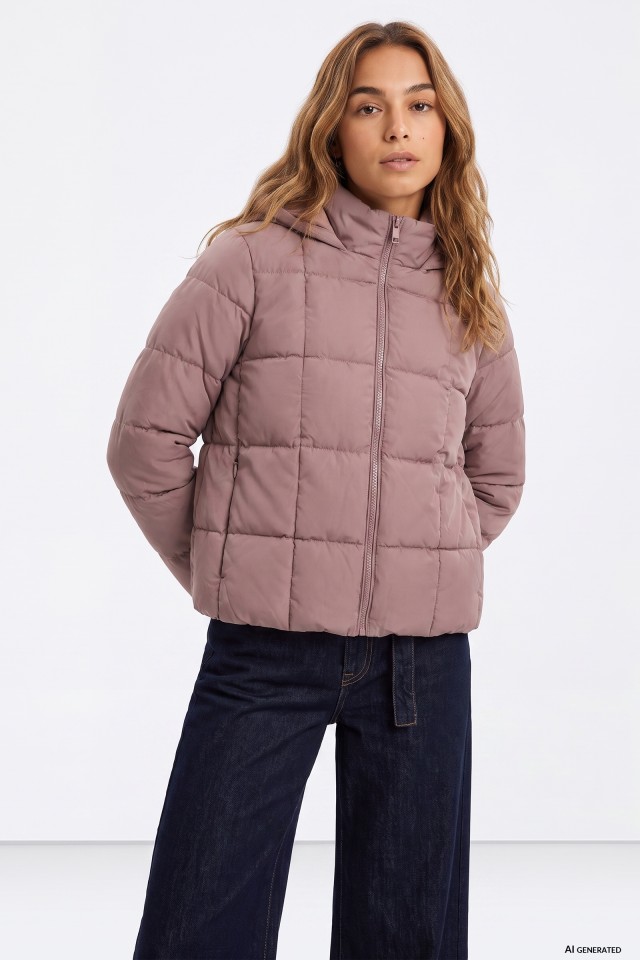 Pink Puffer Jacket
