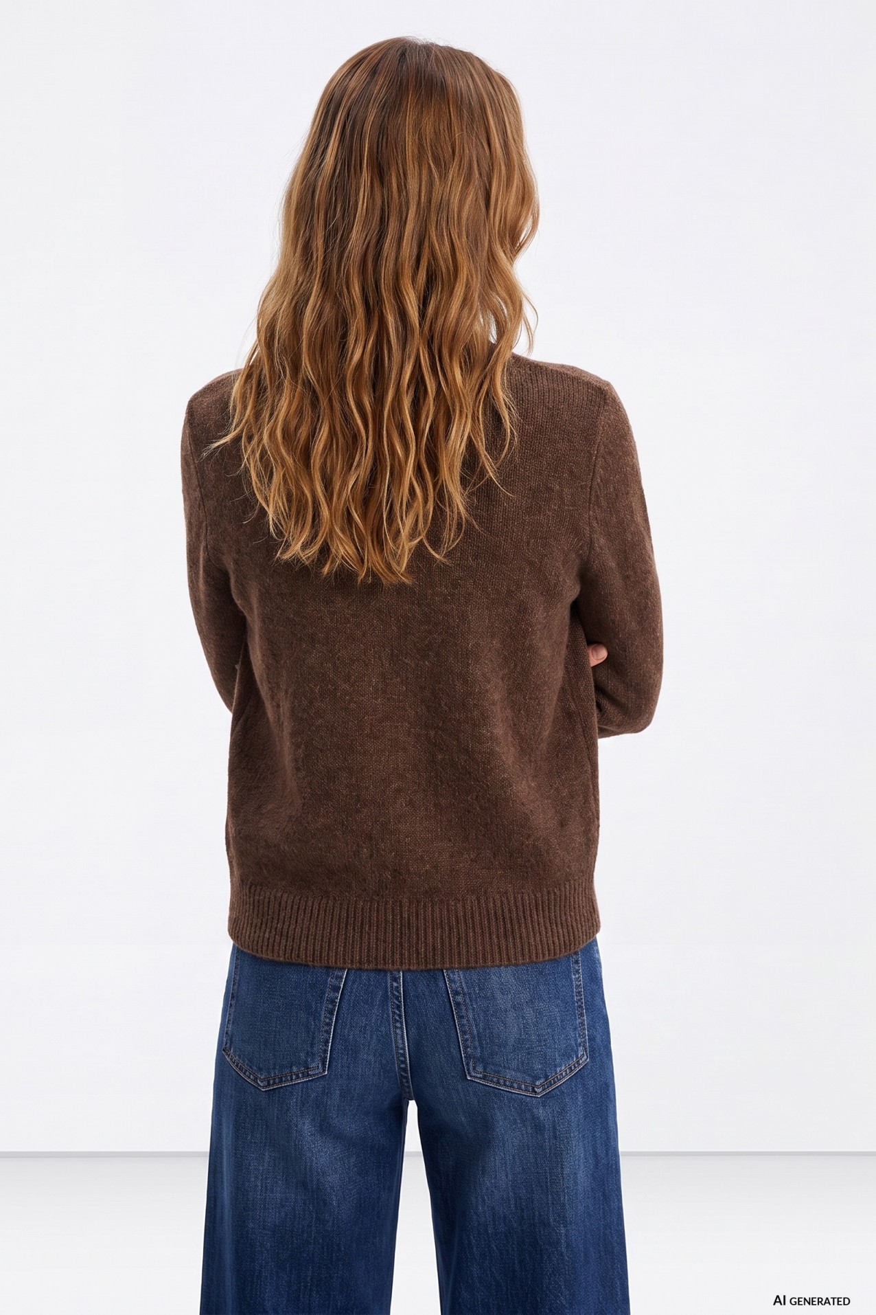 Jersey beige con estampado �tnico