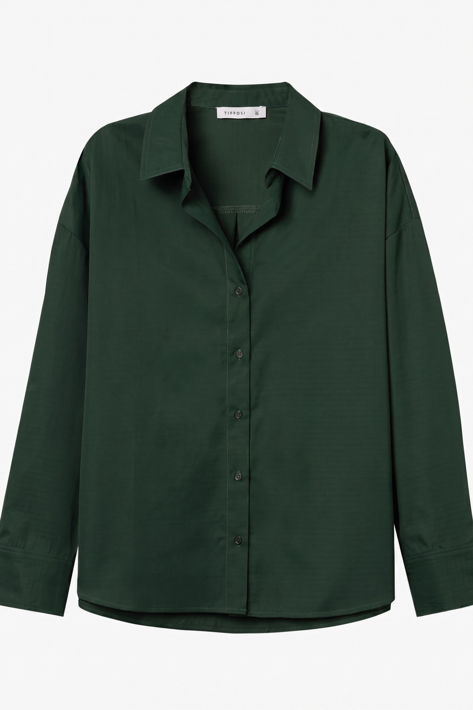 Loose Fit Green Shirt