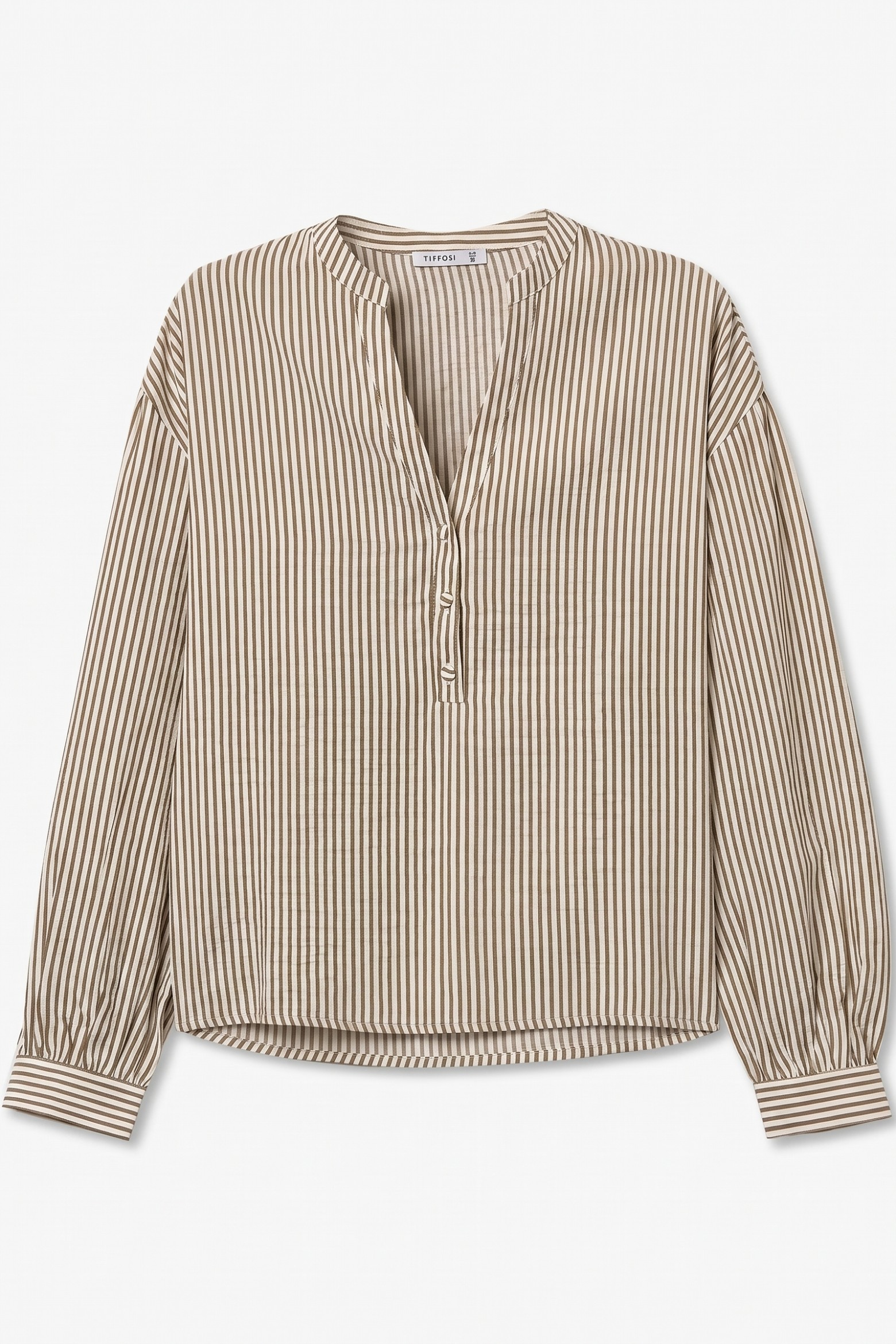 Camisa rayas corte relajado
