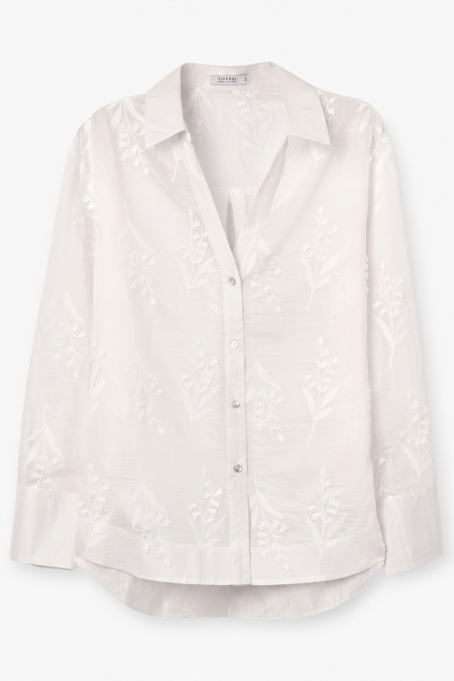 Camisa manga comprida cru