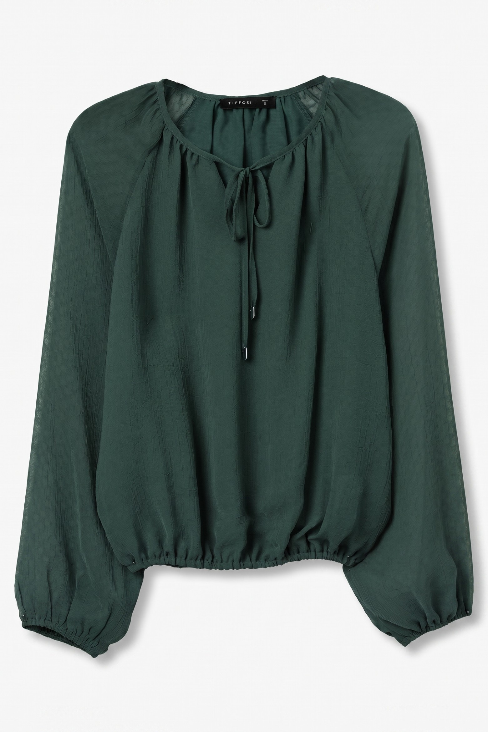 Green Long Sleeve Blouse