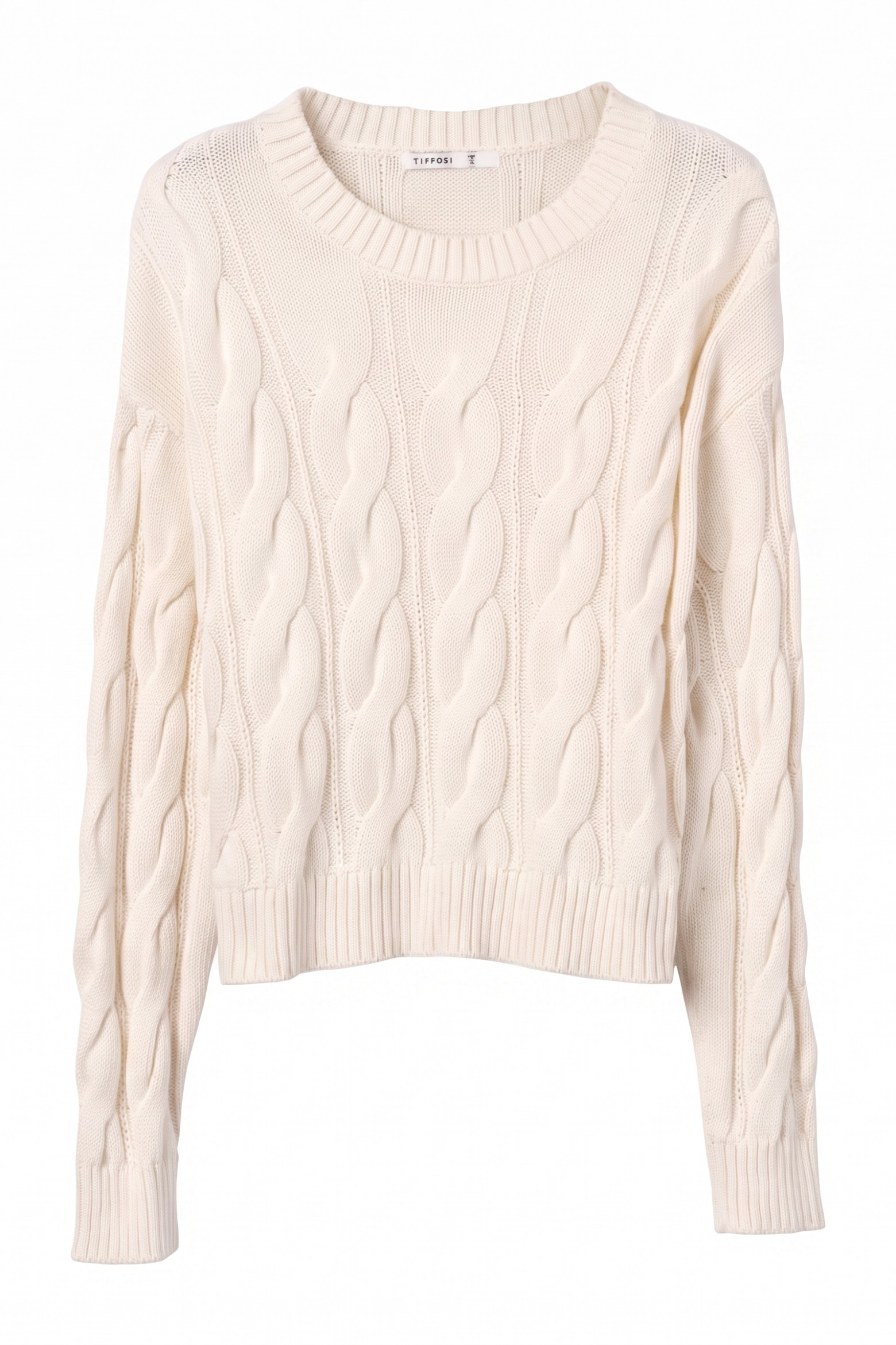 Beige Chunky Knit Sweater
