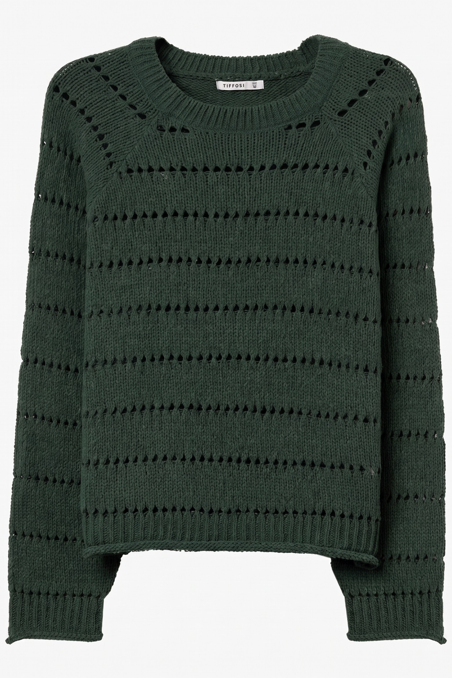 Camisola verde com textura