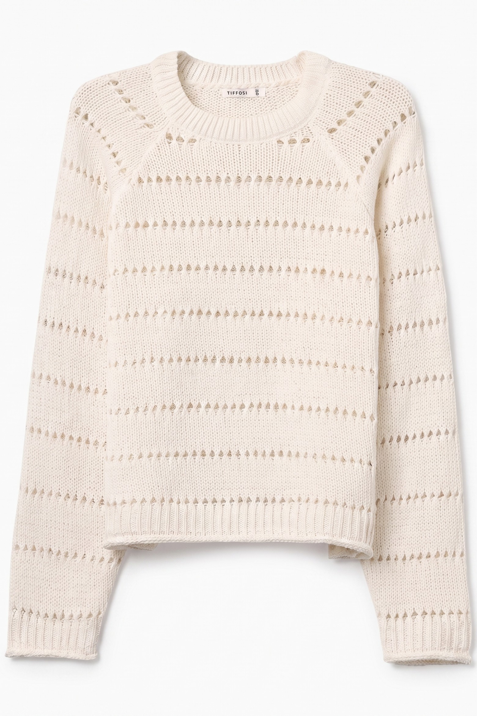 Beige Minimalist Knit Sweater