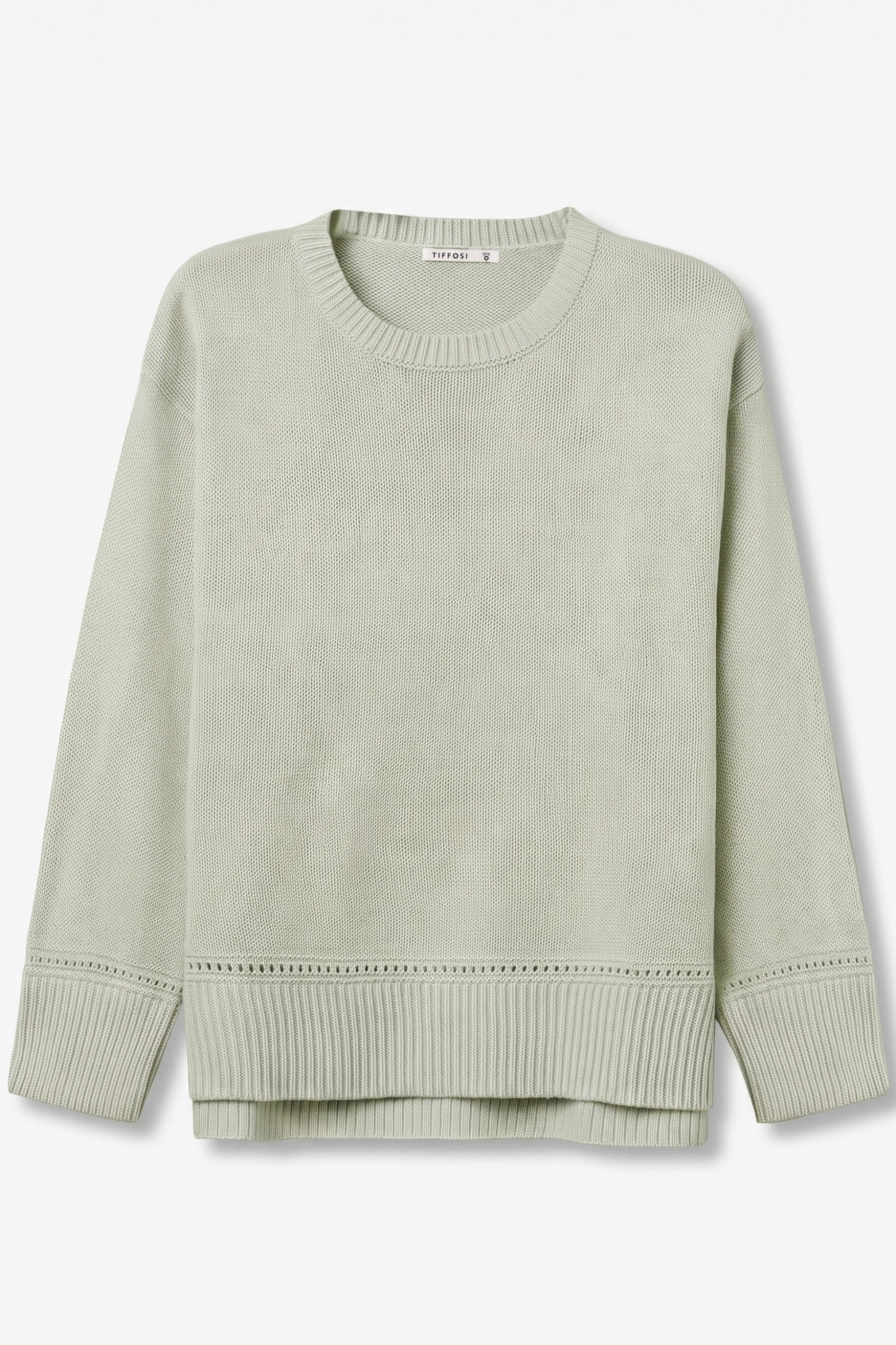 Jersey verde corte relajado