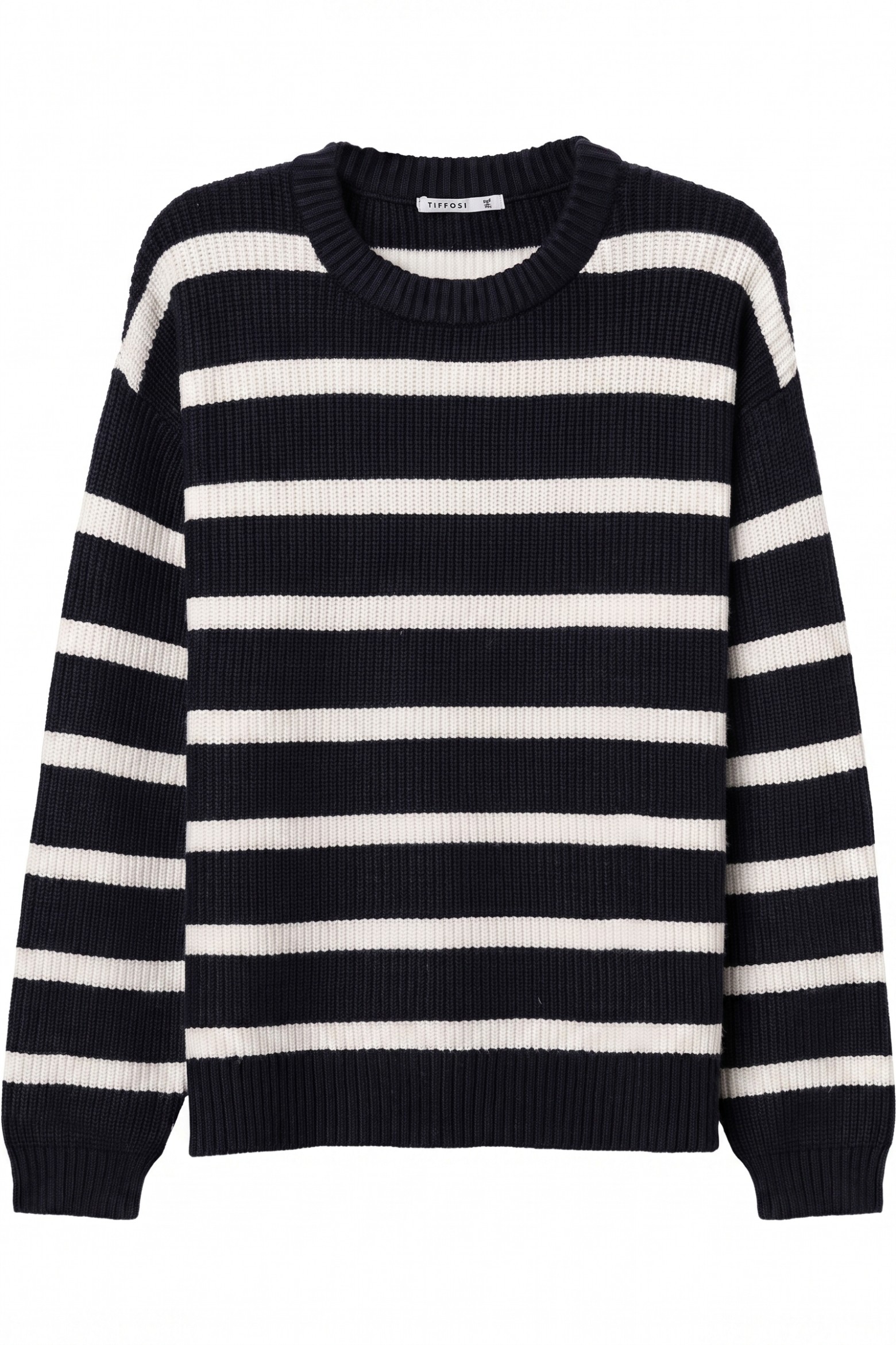 Jersey rayas azul oversize