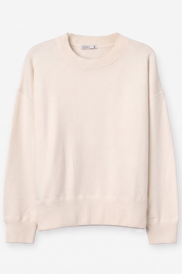Jersey beige minimalista Jersey beige minimalista