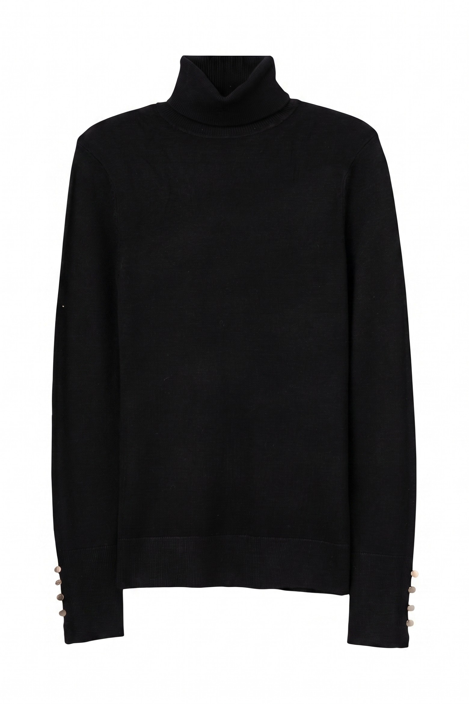Jersey negro cuello alto