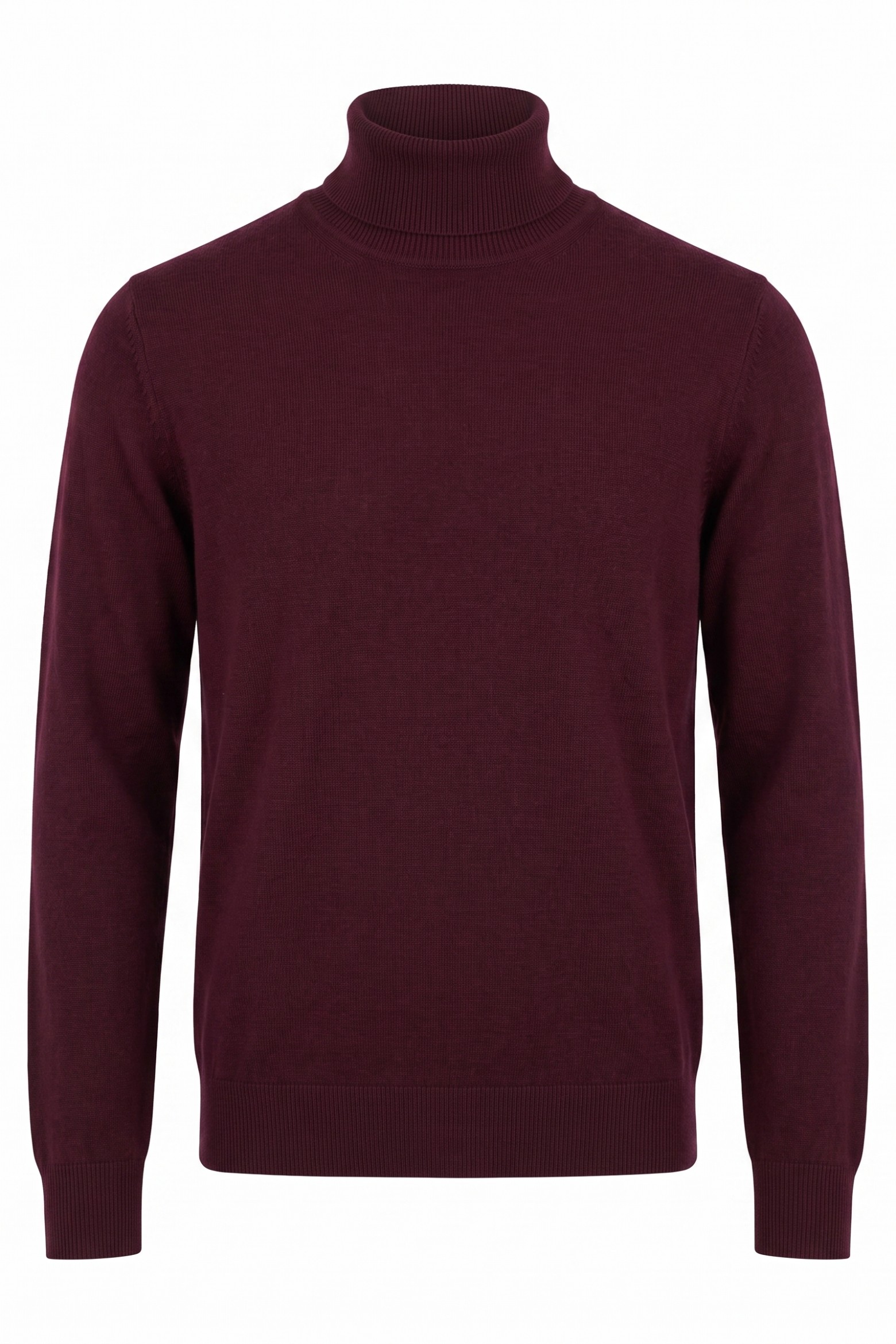 Jersey granate cuello alto