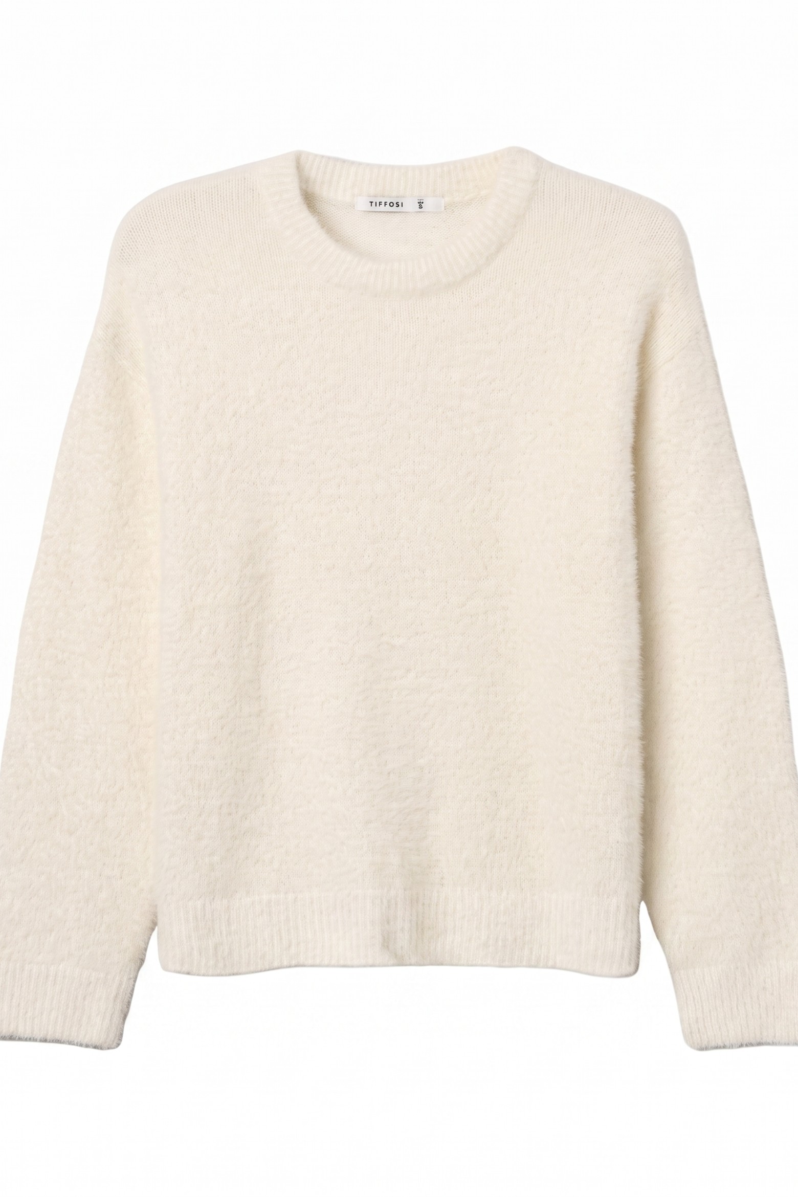 Off-white relaxed fit sweater