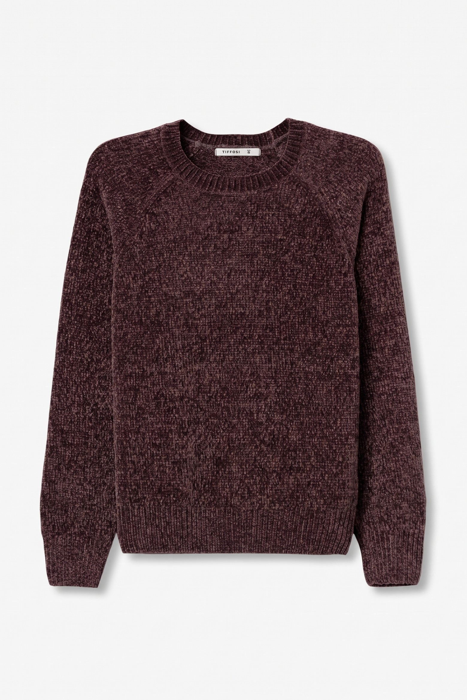 Chunky Brown Crew Neck Sweater