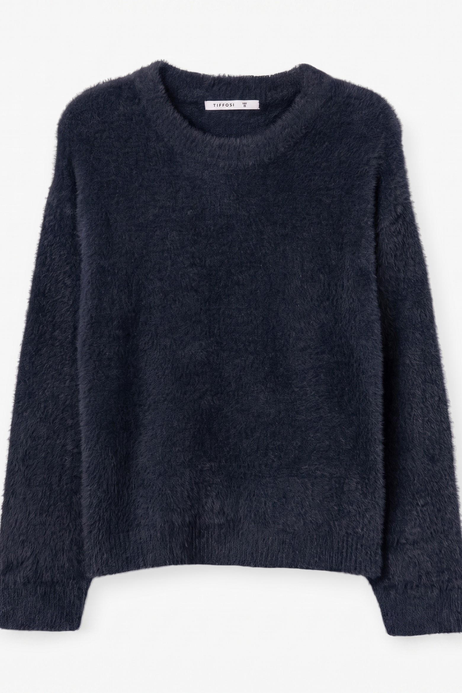Navy Blue Fluffy Jumper