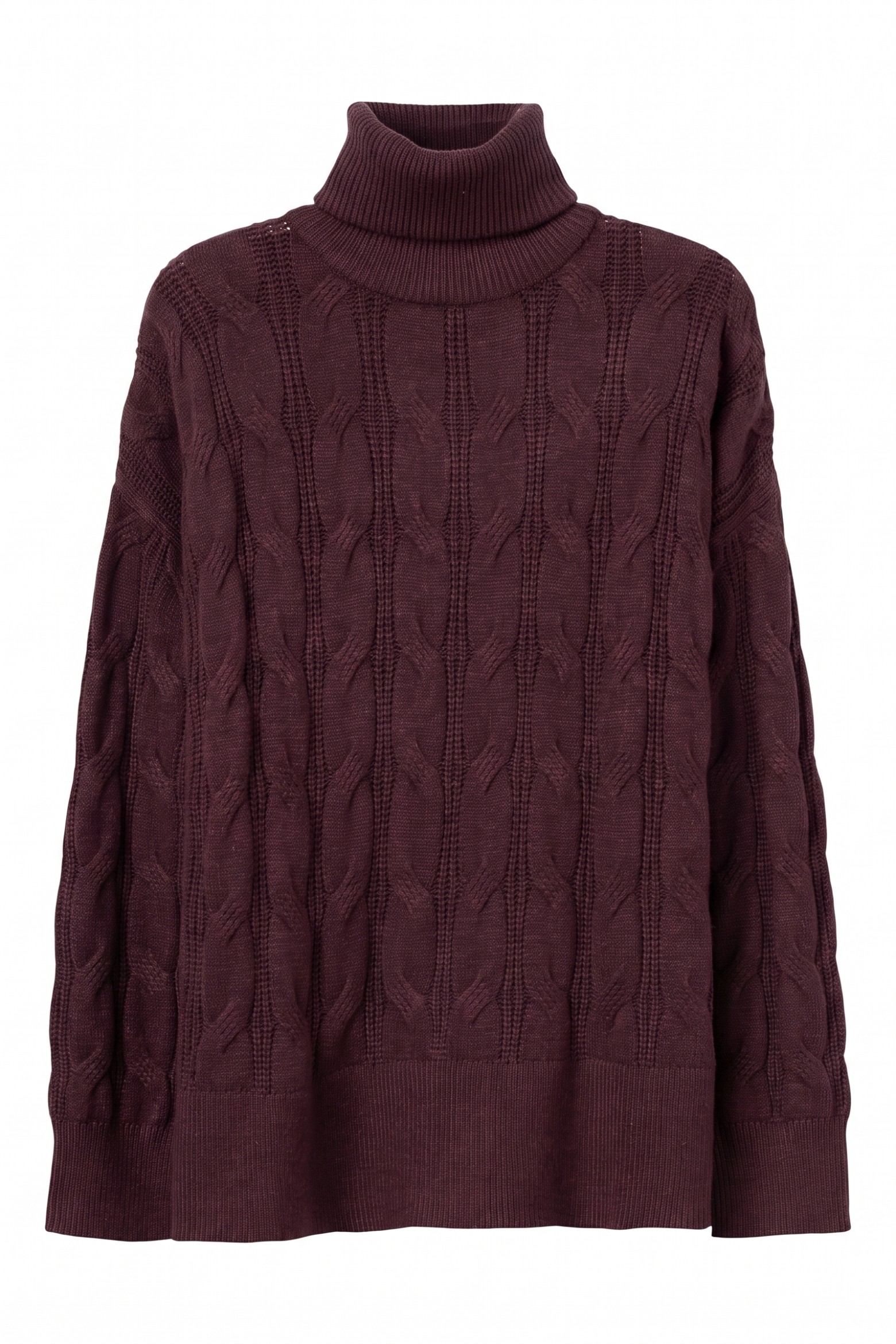 Jersey marr�n punto grueso