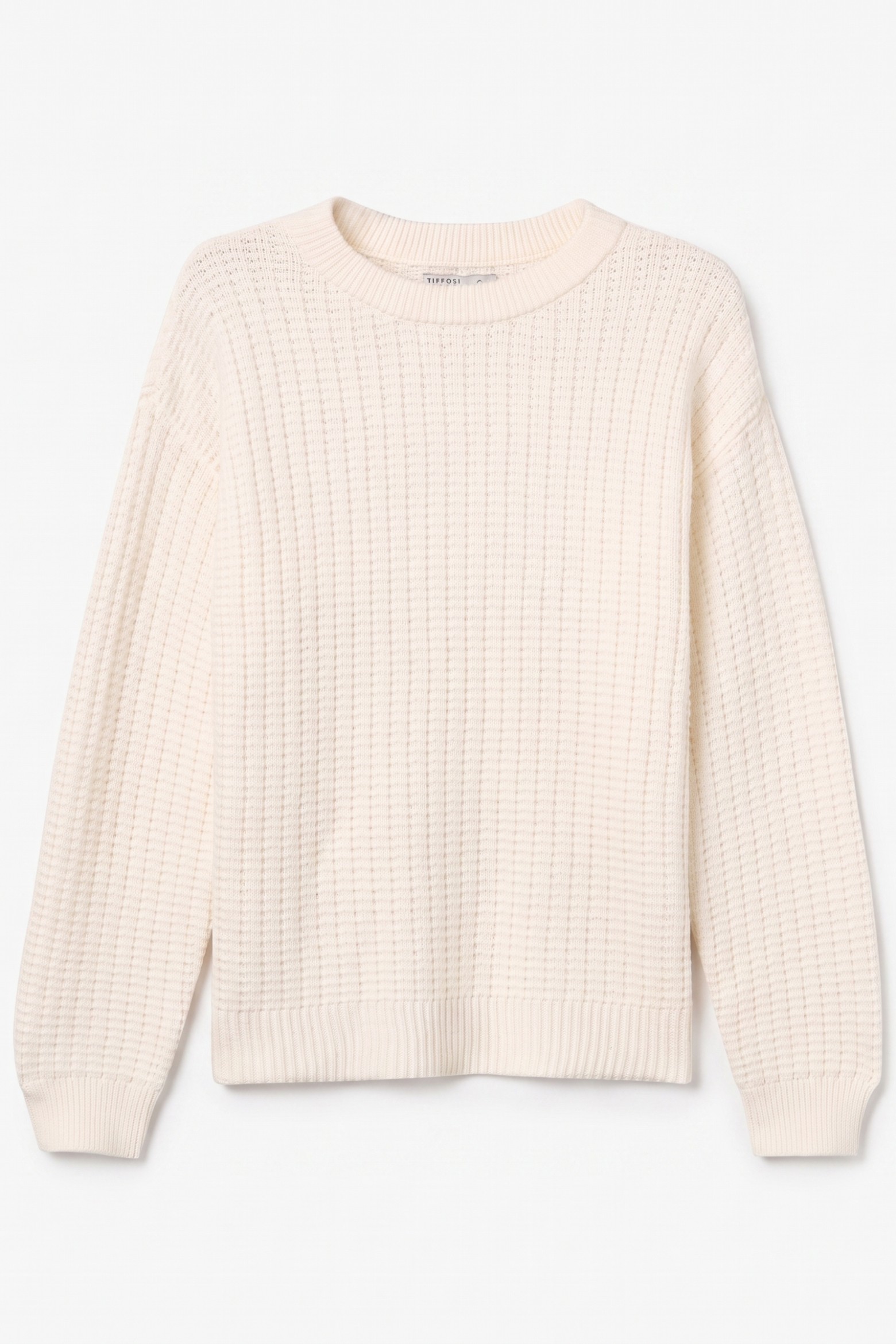 Camisola cru corte relaxado