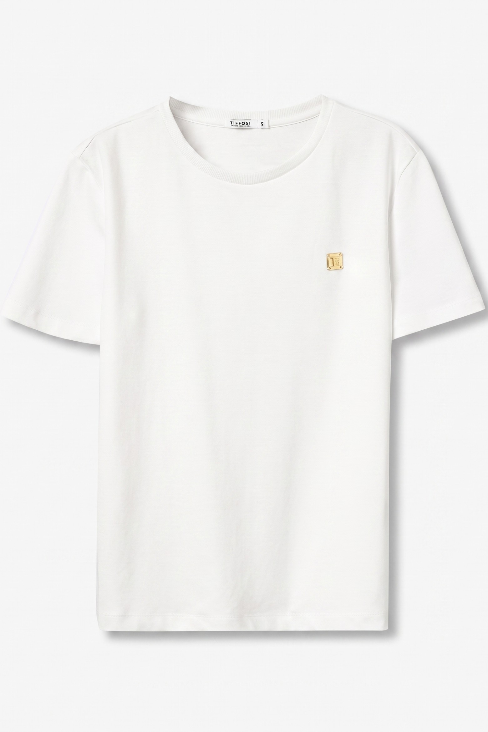Camiseta básica blanca corta
