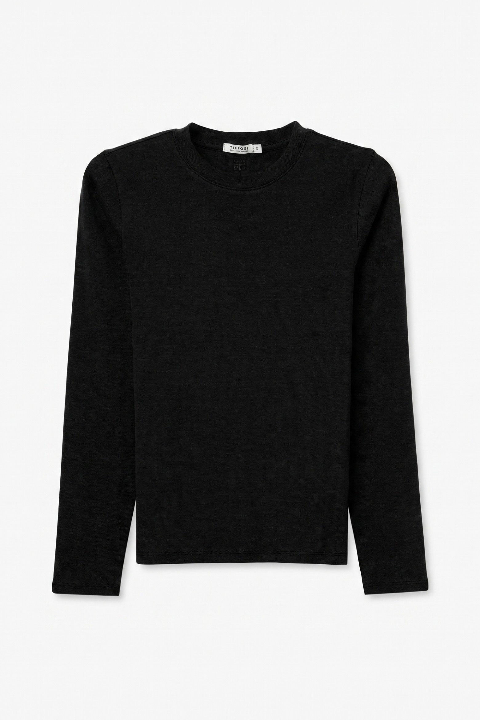 Black Slim Long Sleeve Tee