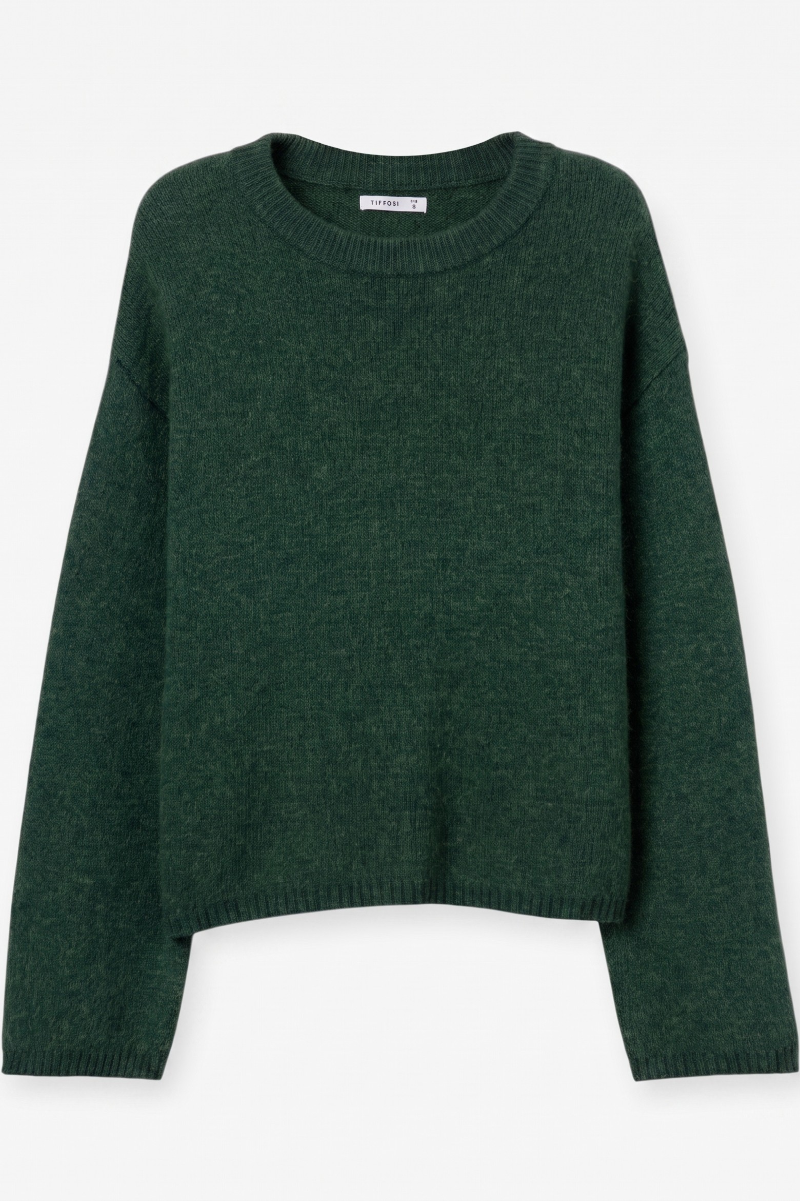 Green Oversize Knit Sweater