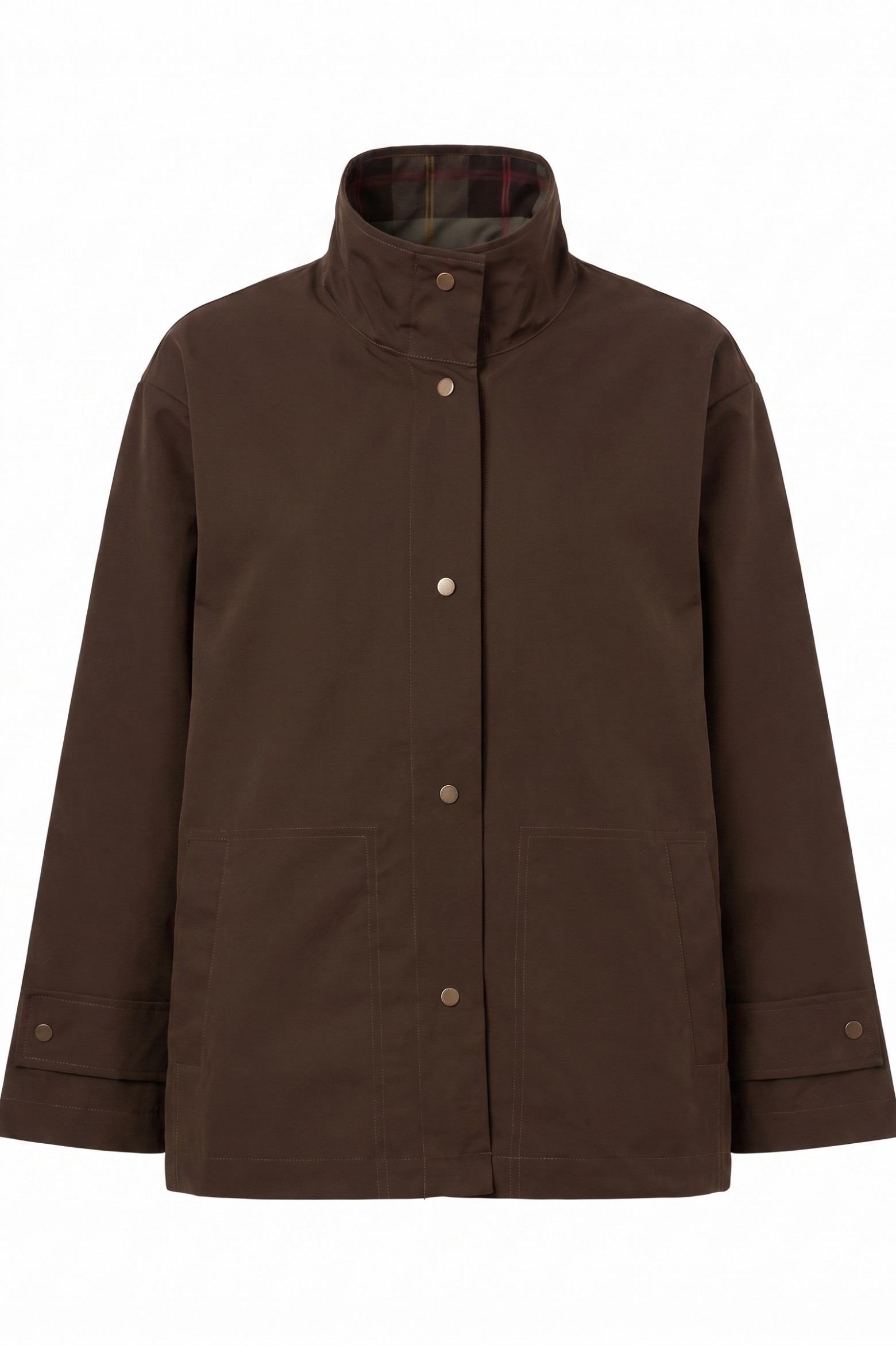 Chaqueta marrón oversize