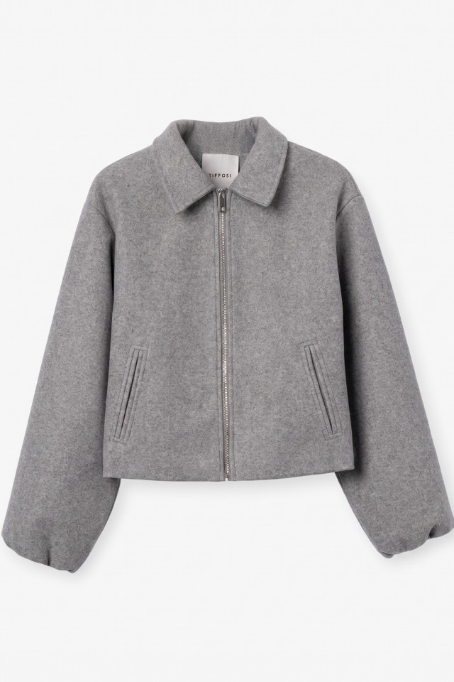 Light Grey Melange Jacket Light Grey Melange Jacket