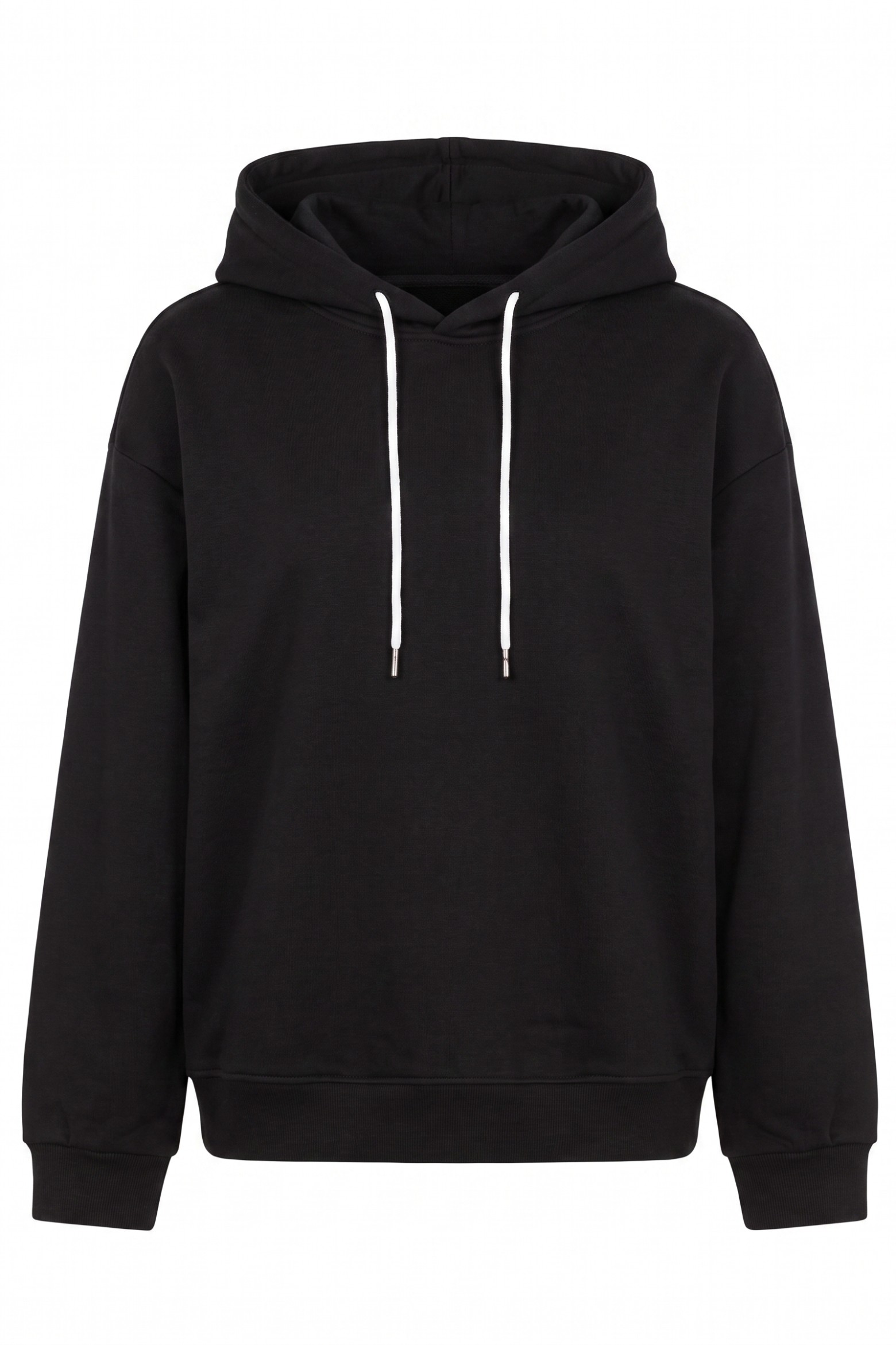 Sweatshirt preto com capuz