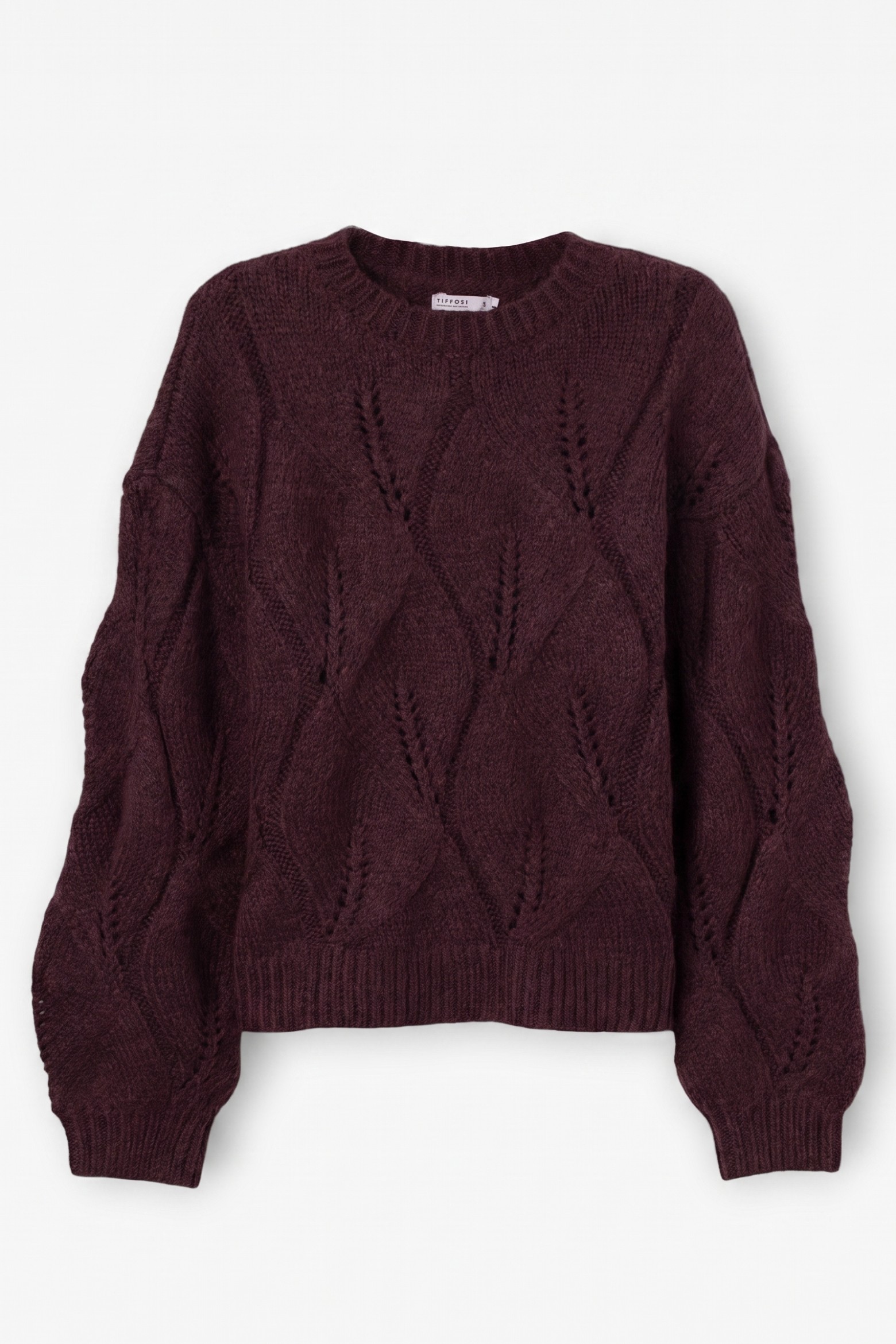 Camisola castanha oversize