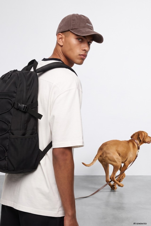 Minimalist Black Backpack