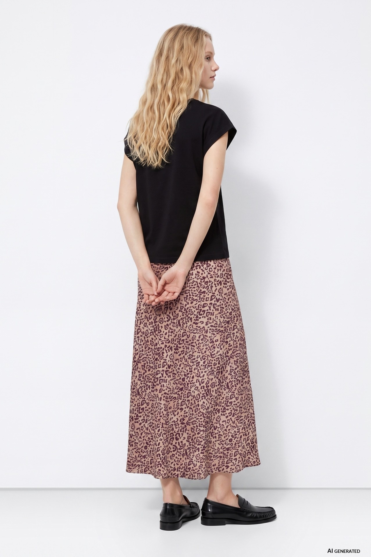 Falda Beige
