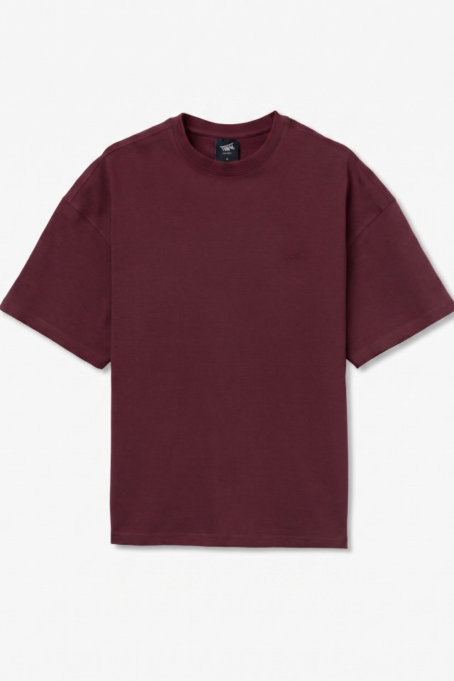 Dark Red Oversize T-Shirt Dark Red Oversize T-Shirt