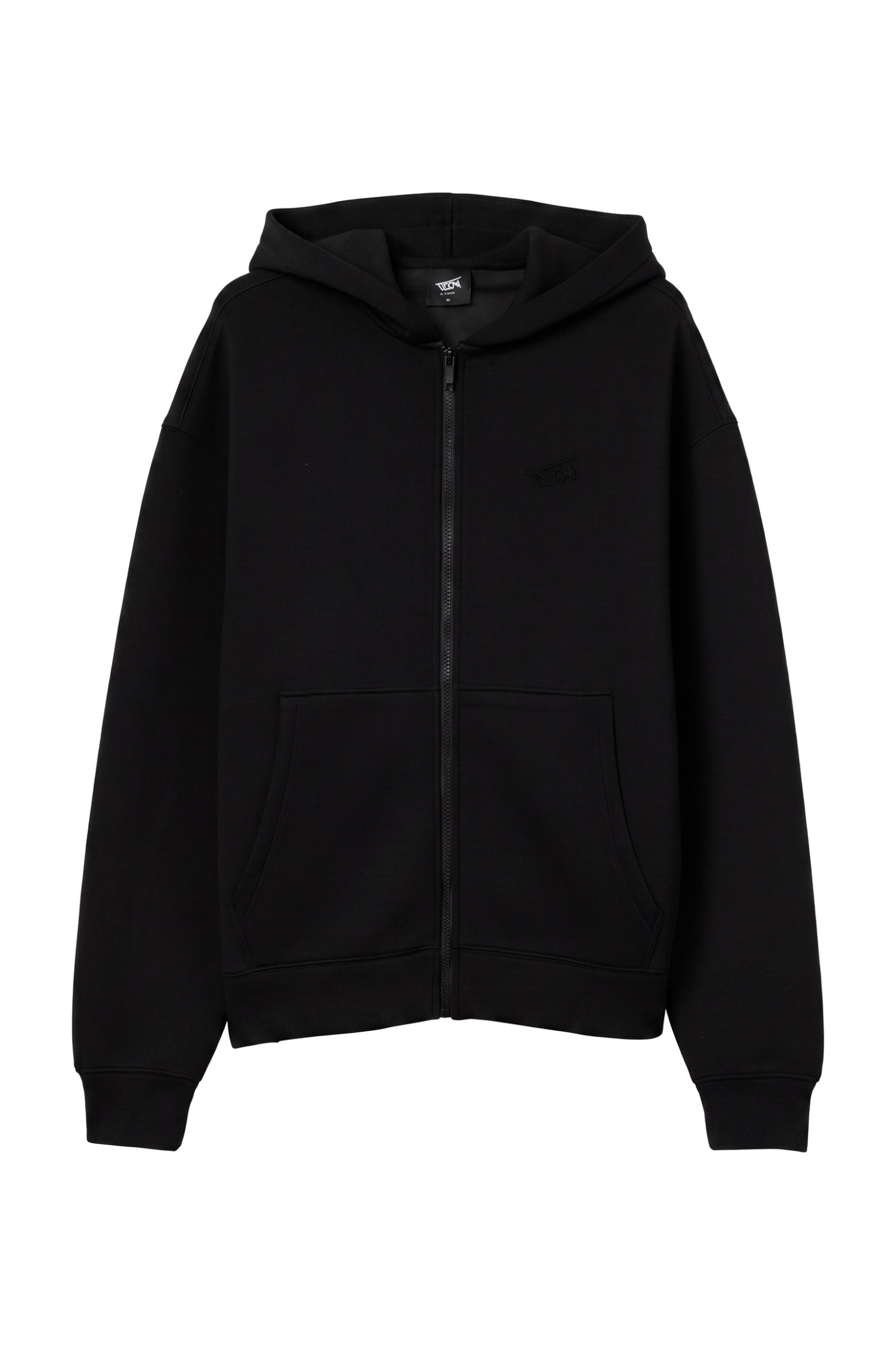 Sudadera negra con capucha
