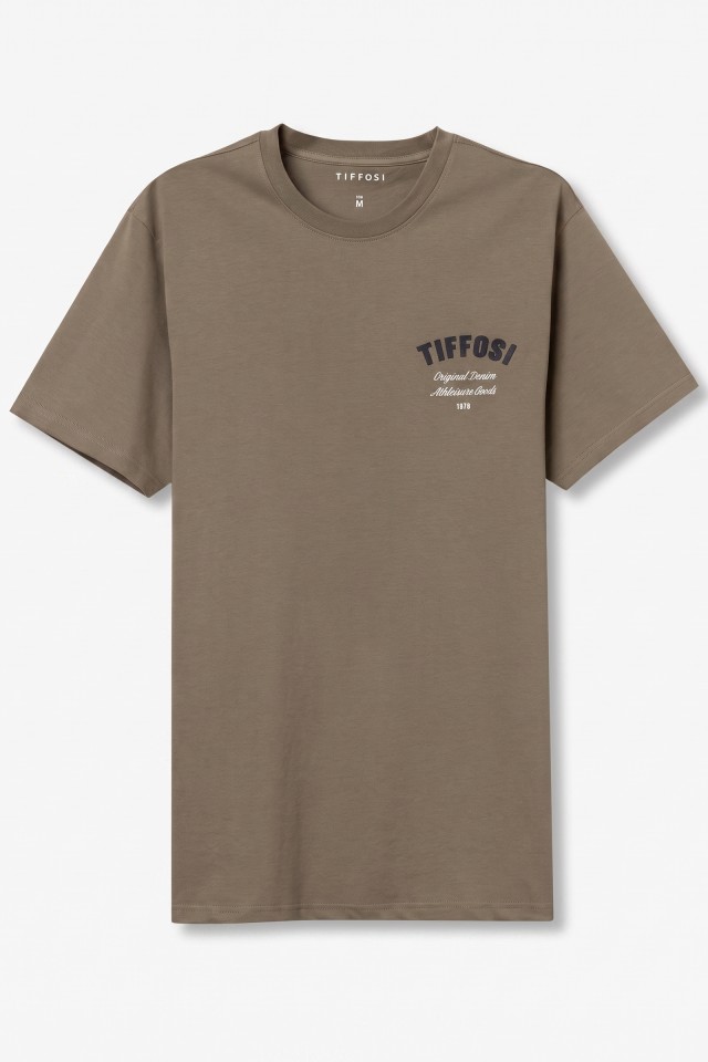 Camiseta beige corte recto Camiseta beige corte recto