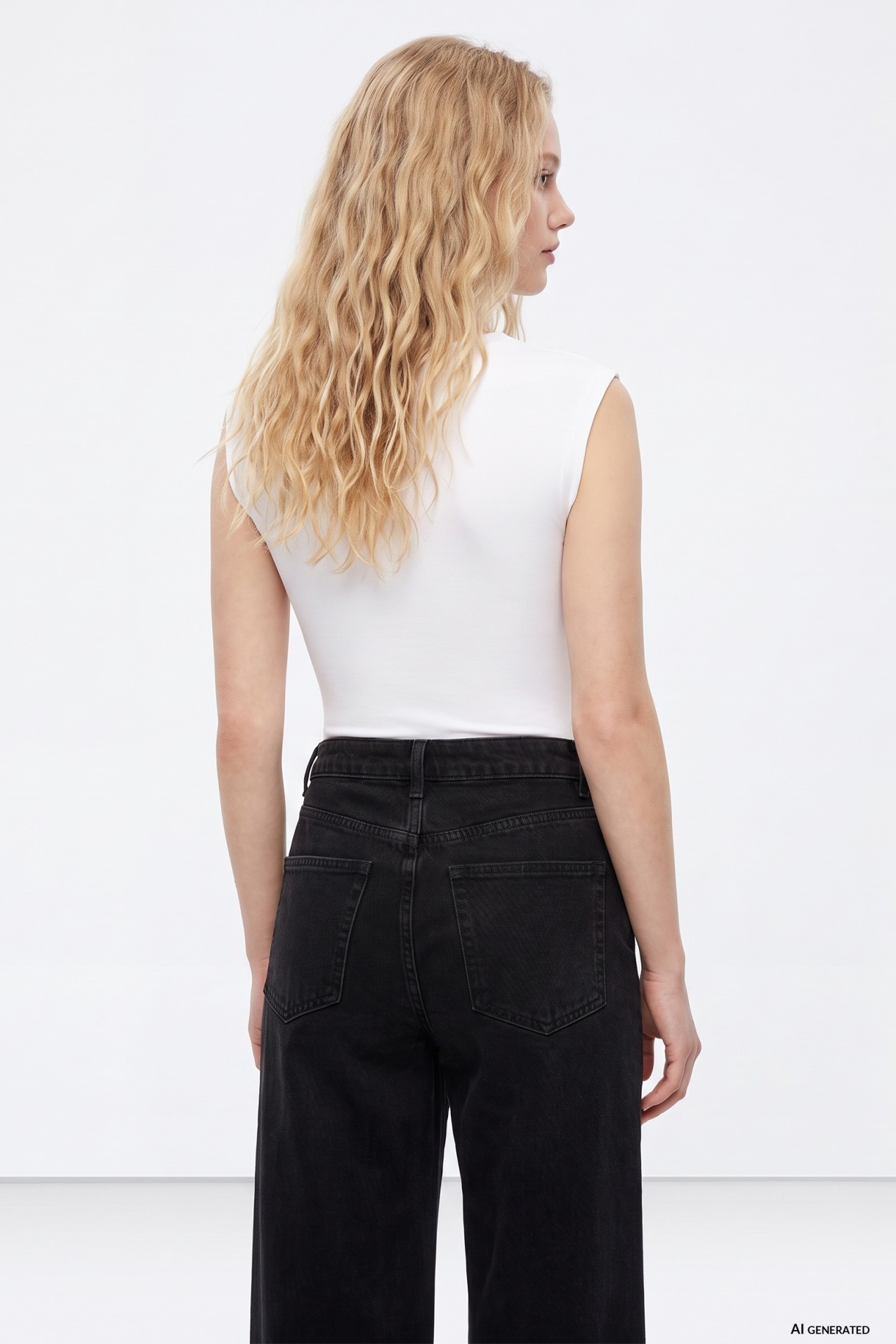 Camiseta blanca ajustada