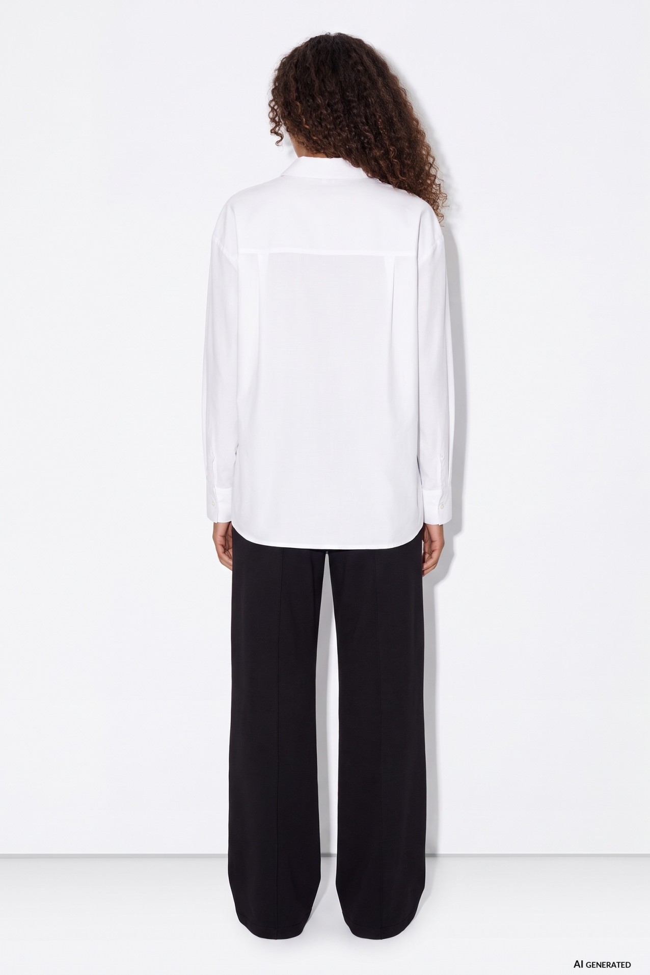 Camisa blanca cl�sica oversize