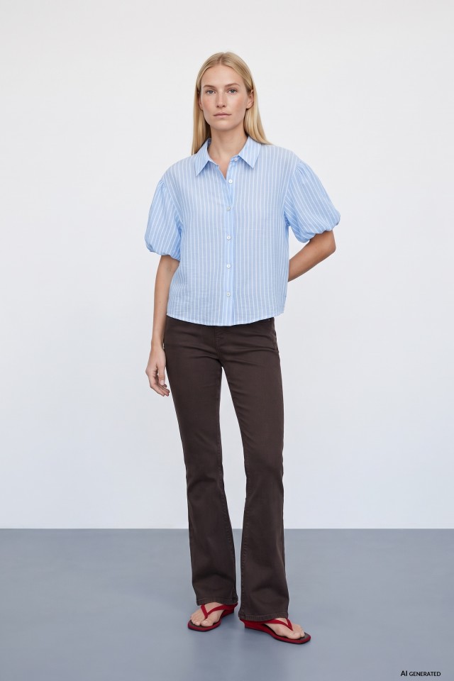 Blue Short Sleeve Shirt
