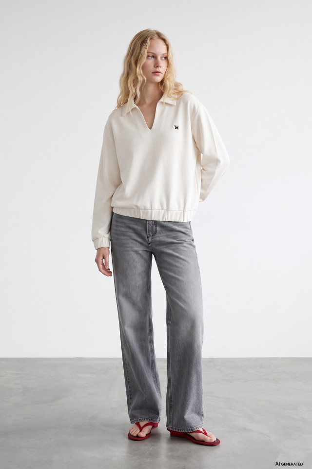Off-white Oversize Sweatshirt