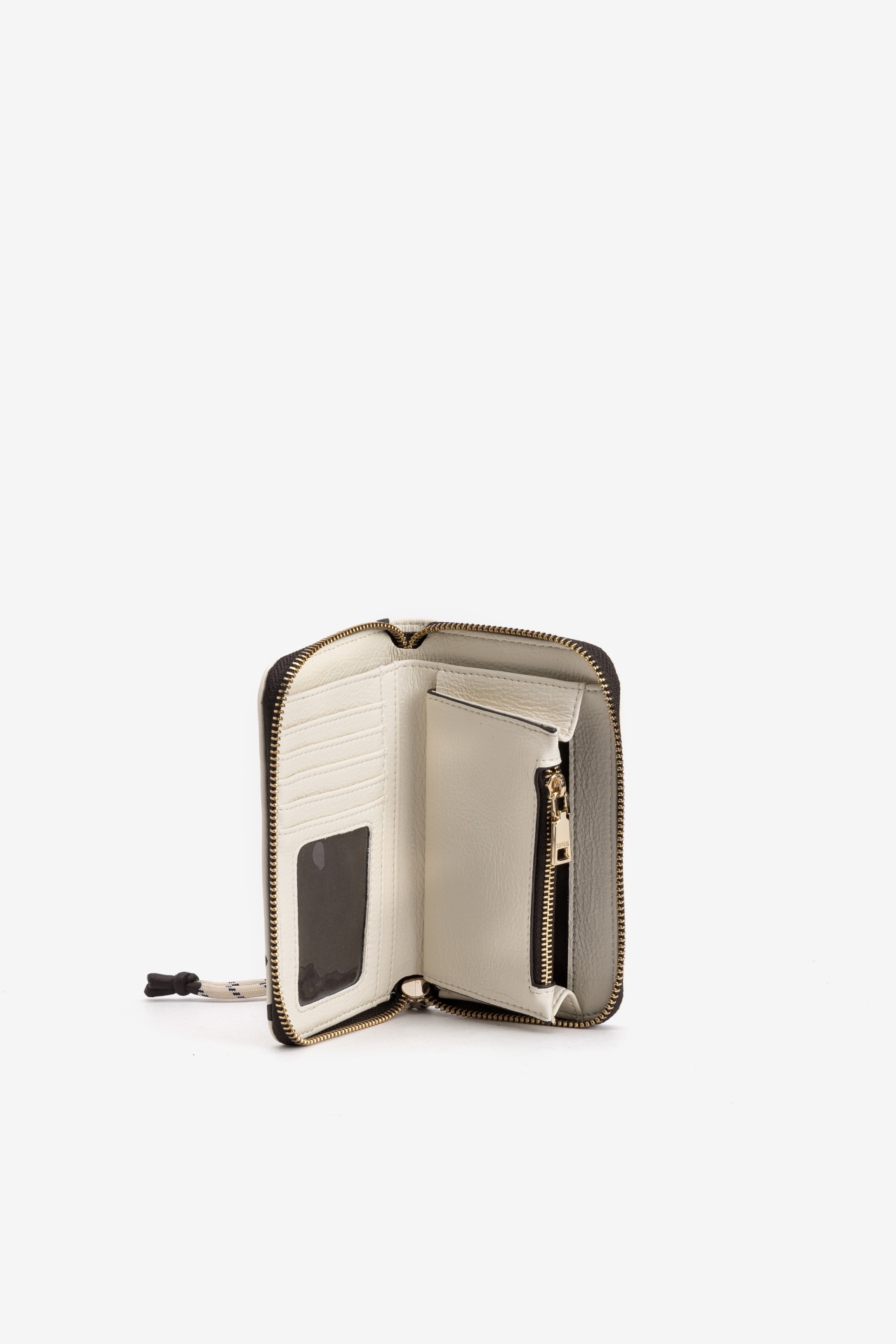 Porta-Moedas Bege �s Bolinhas