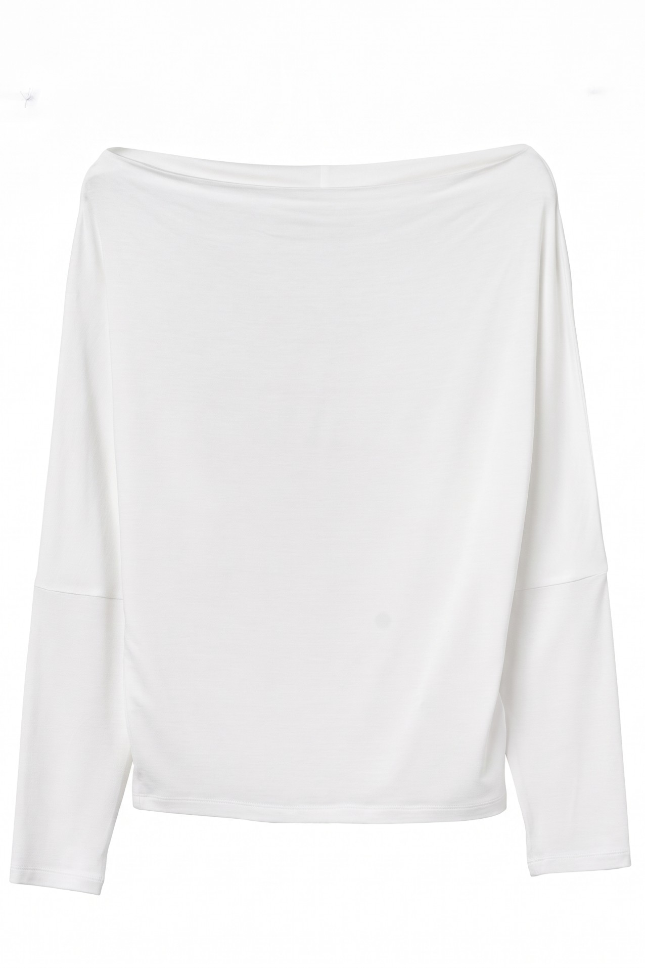 T-shirt manga comprida bege