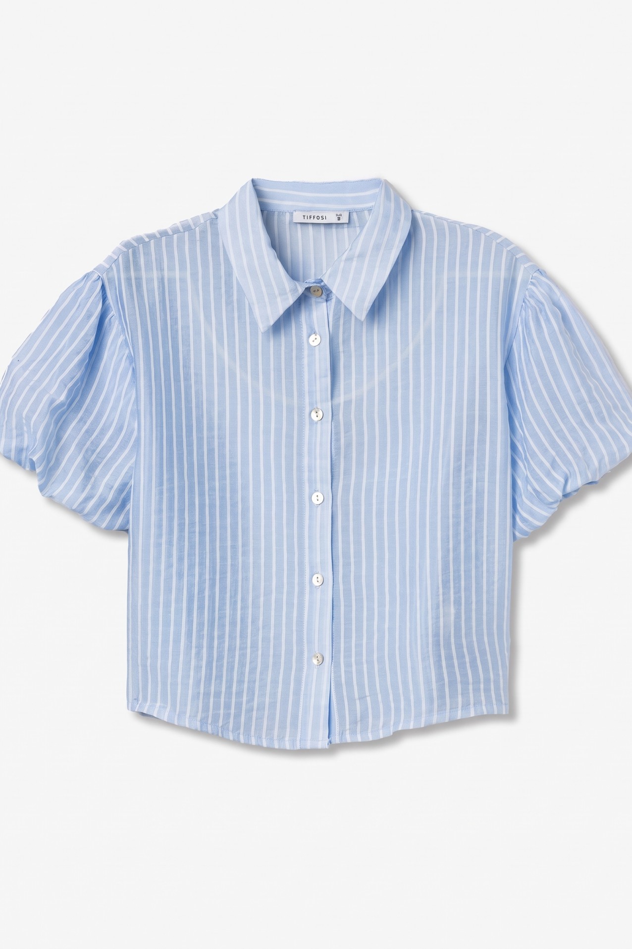 Oversized Blue Stripe Shirt
