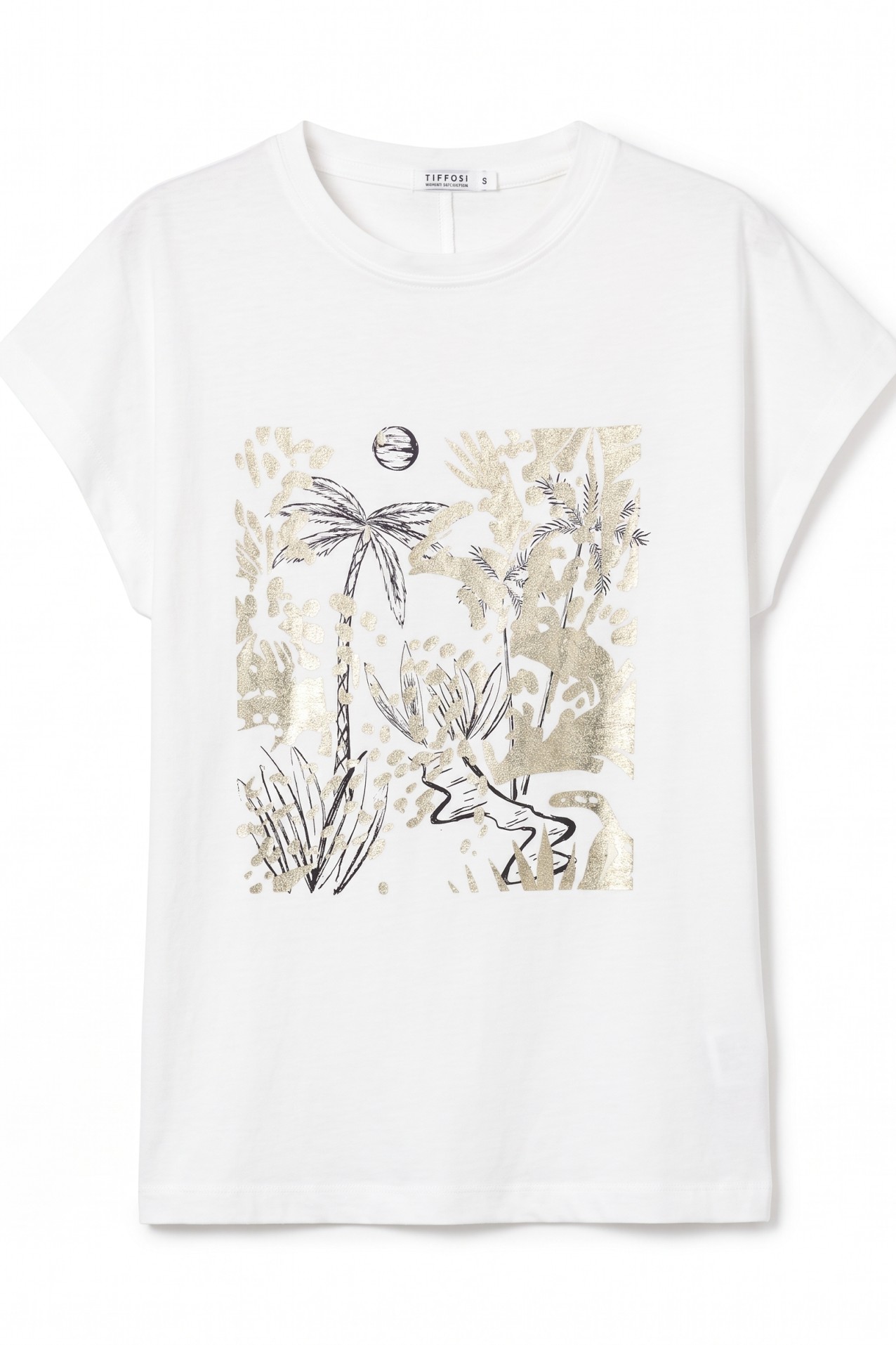 T-shirt cru ilustra��o frontal