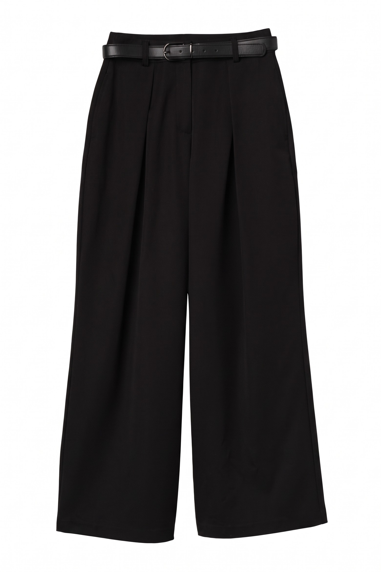 Black Wide-Leg Trousers