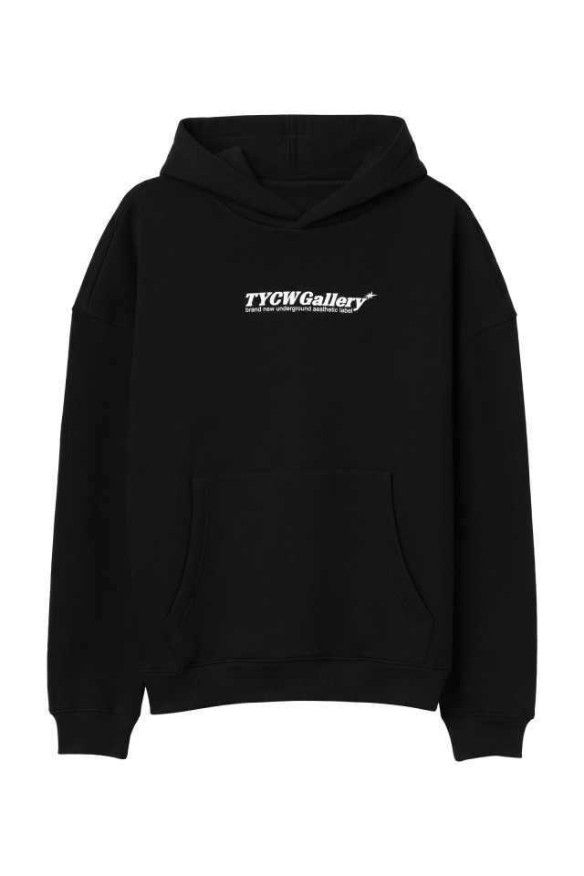 Sudadera negra estilo oversize Sudadera negra estilo oversize