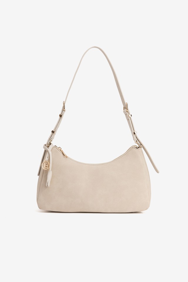 Beige Shoulder Bag Minimal