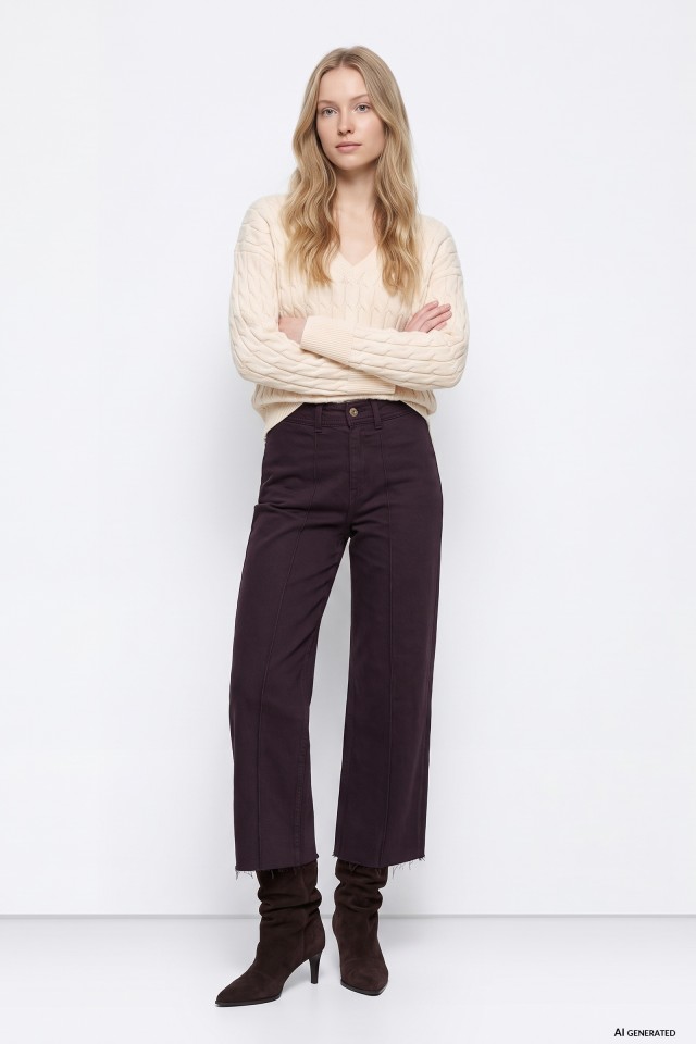 Marine Wide-Leg Jeans