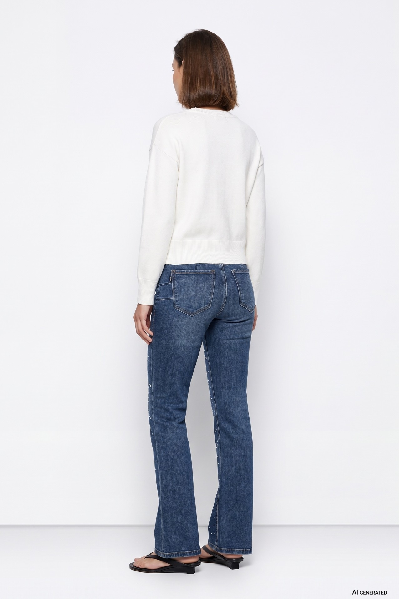 Jeans acampanados Double-up