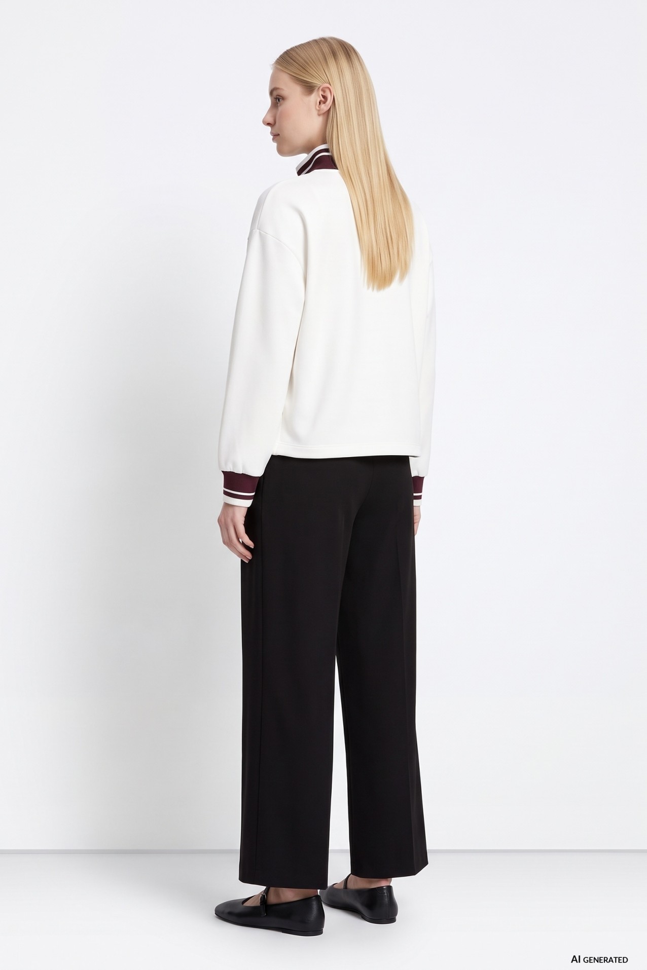 Black Wide-Leg Trousers