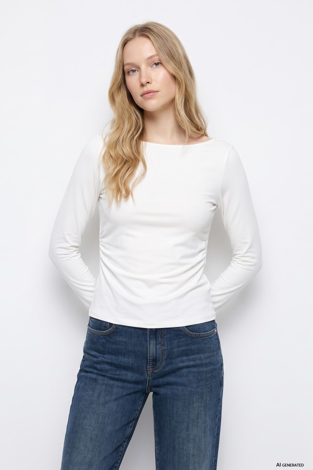Long Sleeve Off-white Tee