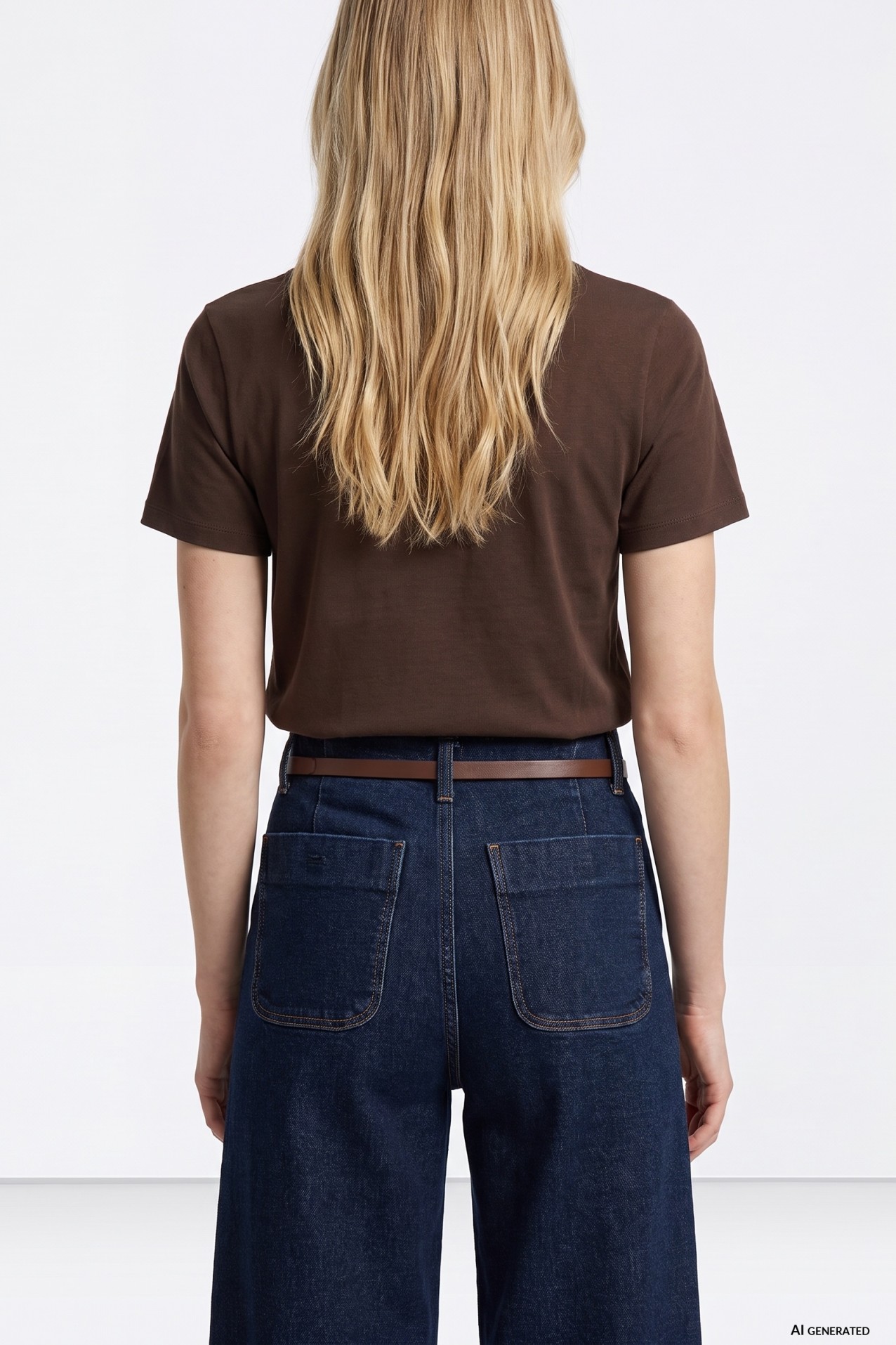 Camiseta marr�n New York