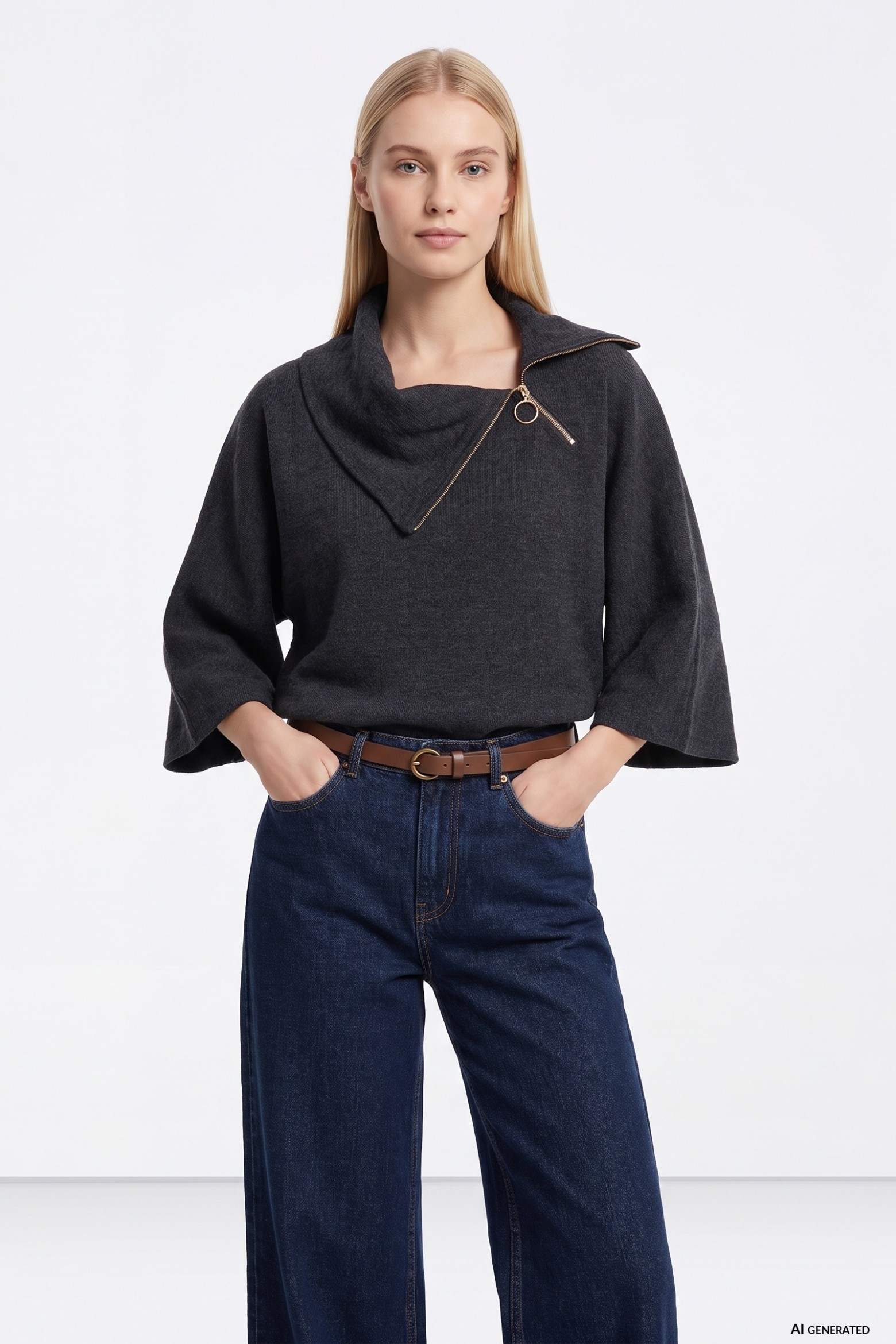 Dark Grey Oversized T-shirt