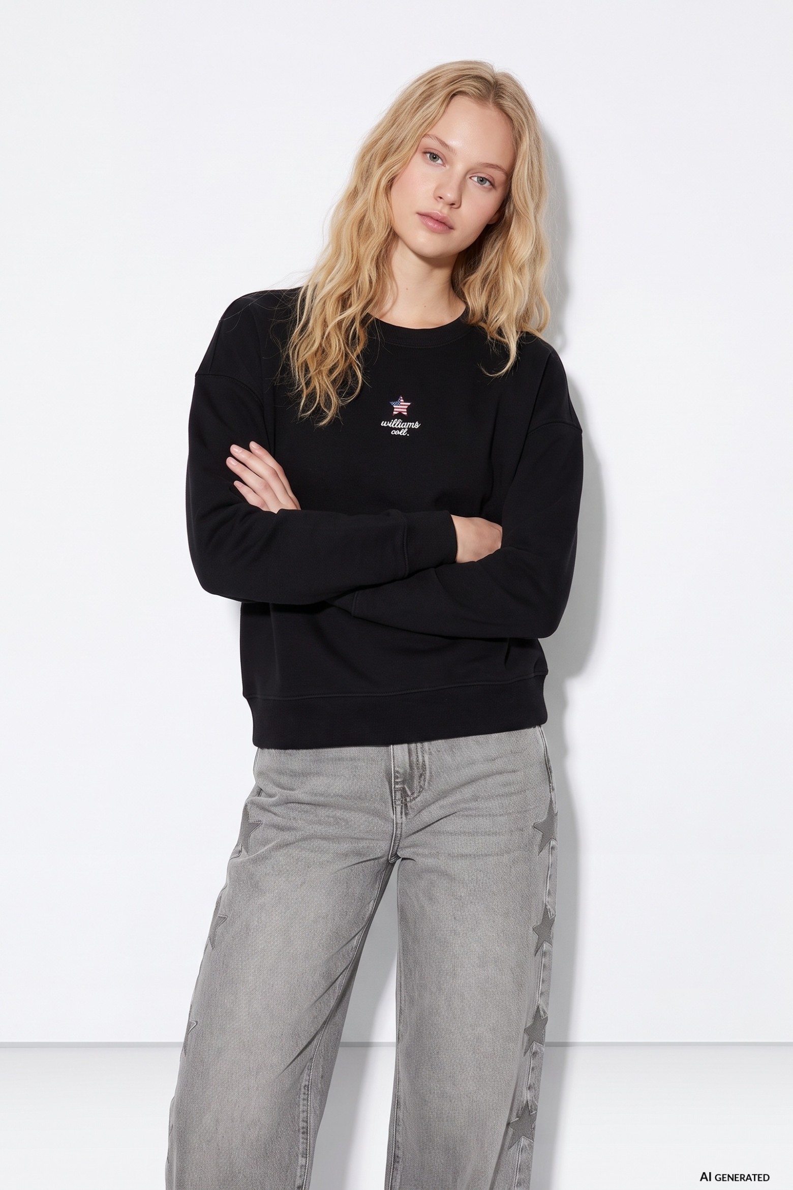 Black Oversize Sweatshirt