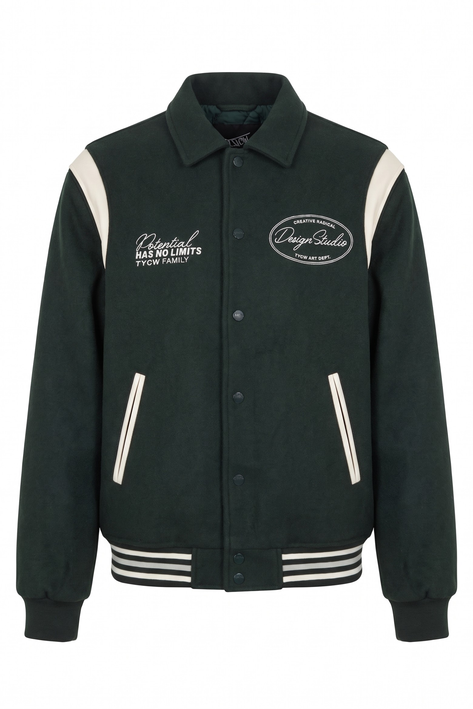 Green Varsity Style Jacket